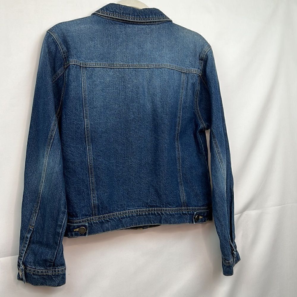 C’est Toi Black Label Blue denim jean jacket cotton size large EUC - Picture 9 of 14